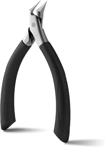 FVION Cortaúñas para uñas encarnadas, cortaúñas rectas para uñas encarnadas, tratamiento profesional de uñas encarnadas para adultos, personas Negro