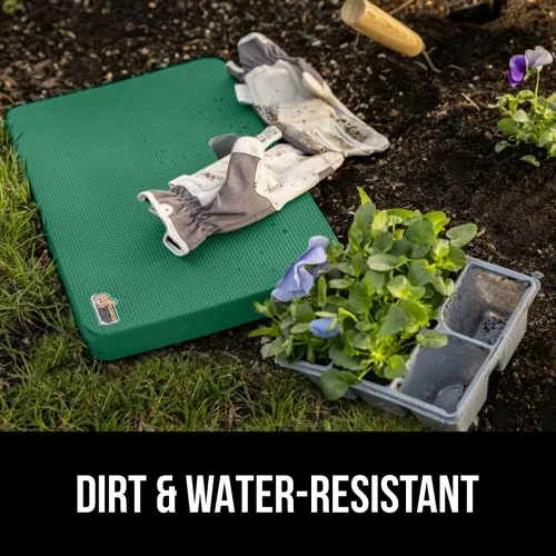 Miniatura 4 de GORILLA GRIP Almohadilla de arrodillarse extra gruesa con patente pendiente de espuma suave, cojines de rodillas grandes y de apoyo para jardinería