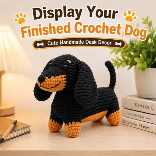 Miniatura 6 de Kit de ganchillo Nikolle para principiantes con videotutoriales paso a paso Kit de ganchillo de animales Kit de inicio de ganchillo para adultos