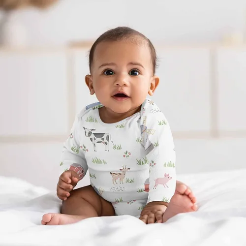 Miniatura 2 de Sweet Jojo Designs Baby Clothes Bodysuit Short Long Sleeve Newborn Infant Bodysuits