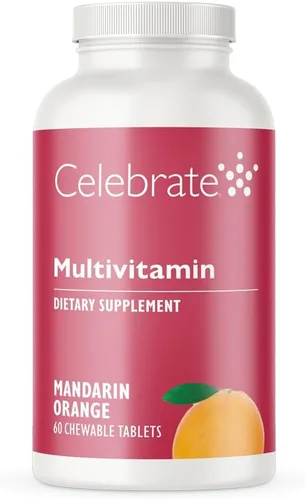 Celebrate Vitamins Bariatric Multivitamínico masticable, sin hierro, suplemento de gastrectomía postgástrica y gastrectomía de manga para hombres y