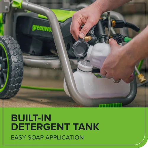 Miniatura 6 de Greenworks Lavadora a presión eléctrica Pro sin escobillas de 3000 PSI (certificado CSA) 2.0 GPM Max / 1.1 GPM