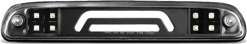 DNA MOTORING 3BL-FSPRAN99-3D-LED-BK Luz de freno trasera de montaje alto LED 3D en carcasa negra [Compatible con 93-11 Ranger / 99-16 F250-550 SD /