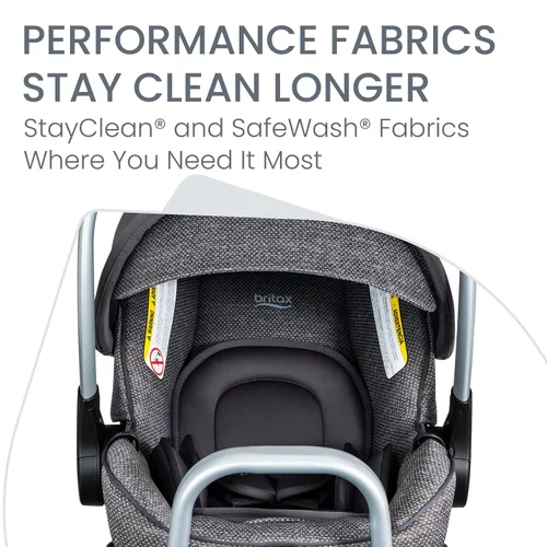 Miniatura 7 de Britax Willow SC Asiento de Carro Infantil, Asiento de Carro Mirando hacia Atrás con Base Alpine, Tecnología ClickTight, Sistema RightSize, Pindot