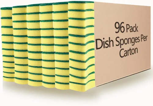 Miniatura 9 de Esponjas de limpieza de cocina,Paquete de 24 Eco Anti-Scratch para platos,Esponjas para fregar