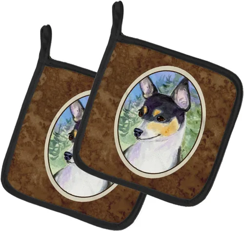 Miniatura 79 de Caroline's Treasures SS8617PTHD - Juego de soportes para ollas de cocina resistentes al calor, almohadillas calientes para horno para cocinar, Husky