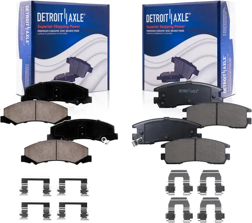 Miniatura 33 de Detroit Axle - Kit de freno delantero para Ford 2000-2005 Excursion 1999-2004 F-250 F-350 Super Duty Pinza de freno de disco con soporte Pastillas