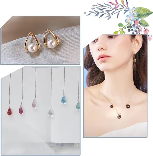 Miniatura 7 de PH PandaHall Anillos de salto abiertos triangulares, 1600 unidades, 5 colores, conectores colgantes de hierro a granel para aretes, pulseras