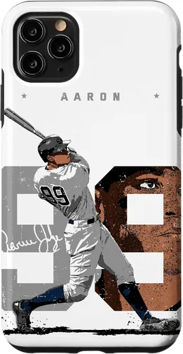 Funda para iPhone 11 Pro Max Aaron Judge Number Portrait Baj New York MLBPA