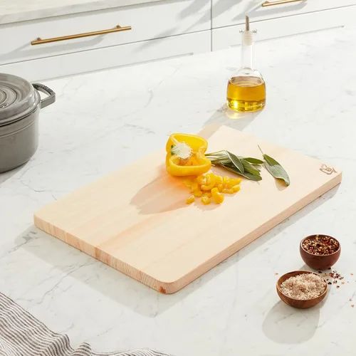 Miniatura 2 de Shun Cutlery - Tabla de cortar grande Hinoki, 17.75" x 11.75" pulgadas, tabla de cortar japonesa de madera grande para cocina, madera medianamente
