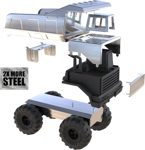 Miniatura 6 de Tonka Edición de coleccionista retro, fabricado con 2 veces más acero, juguete de construcción para niños, camión de metal, camión de juguete