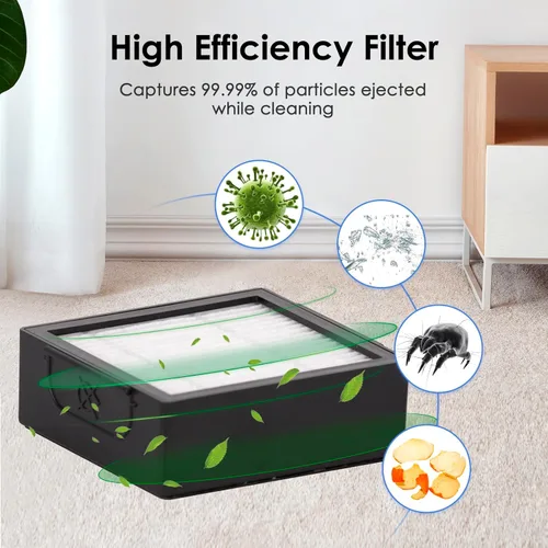 Miniatura 5 de Paquete de 6 filtros HEPA de repuesto Combo 10 Max para iRobot Roomba Combo j7+ plus, Combo j9+, Combo 10 Max Robot Aspirador Filtros HEPA