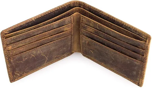 Miniatura 4 de HRS Carteras de cuero genuino para hombre Crocodiile Crocodiile