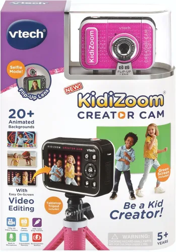 Miniatura 7 de VTech KidiZoom Creator Cam, Rosa con Brillantina