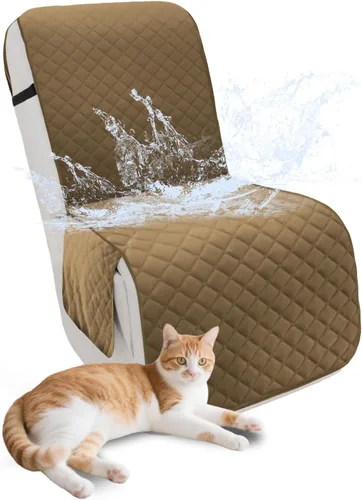 Miniatura 19 de Fundas para sofá modular reclinable, de terciopelo en forma de L, funda de consola central para perros y mascotas, lavable antideslizante, 1 funda
