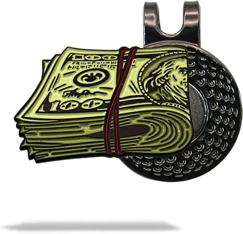 Miniatura 47 de MULLIGAN HOOLIGAN® Marcador de pelota de golf + clip magnético para sombrero Esmalte de alta calidad Regalo divertido para los amantes del golf