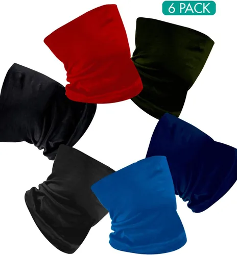 Miniatura 37 de Máscara facial con protección contra el polvo, aerosoles UV, reutilizable, lavable, polaina para el cuello