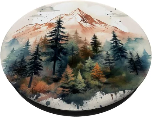 Miniatura 2 de Forest Lover Outdoor Nature Forest Ranger PopSockets PopGrip estándar
