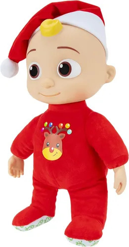Miniatura 5 de CoComelon - Muñeco JJ con la música «Deck the Halls», incluye muñeco JJ Roto con sombrero de Santa; muñeco festivo con sonidos activados, juguetes