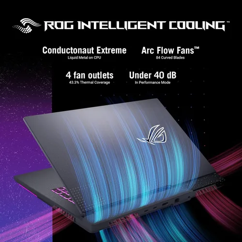 Miniatura 2 de ASUS ROG Strix G17 - Laptop para juegos, 17.3 pulgadas FHD 1920 x 1080 144Hz, AMD Ryzen 9 7845HX, GeForce RTX 4070, 4GB DDR5 RAM, 1TB PCIe M.2 SSD