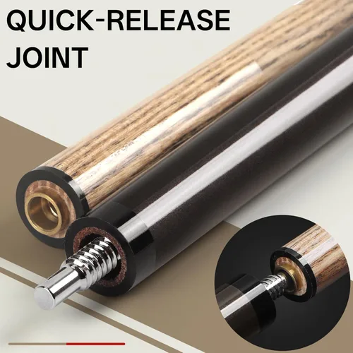 Miniatura 4 de AKLOT Heavy Hitter Jump Break Cue- 21 onzas, 23 onzas, 25 onzas, 28 onzas, 3 piezas, punta de baquelita de 0.55 pulgadas, para rupturas explosivas