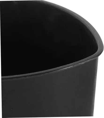 Miniatura 3 de Florero de plástico, negro, 20 oz