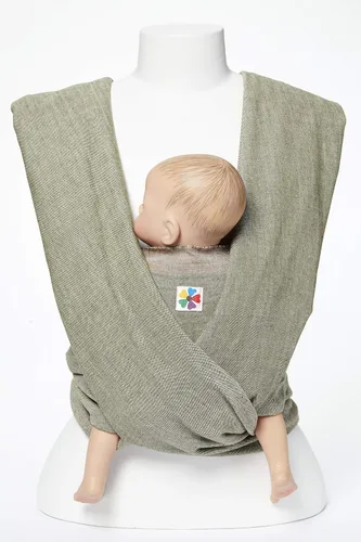 Miniatura 12 de Hip Baby Wrap Portabebés tejido para bebés y niños pequeños, perfecto para baby shower, eslinga, uso y cubierta de lactancia (medianoche)