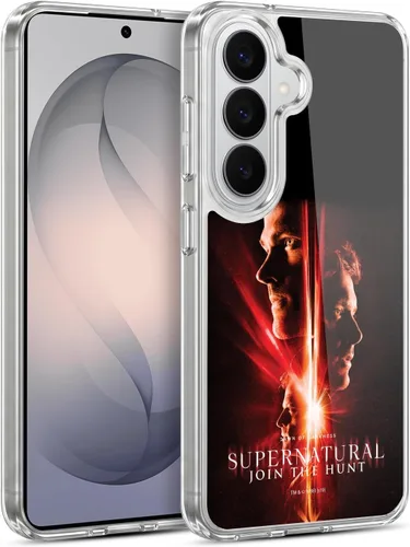Miniatura 27 de Head Case Designs Supernatural Sam, Dean & Castiel Key Art - Funda de gel con licencia oficial [protección de grado militar] compatible con Google