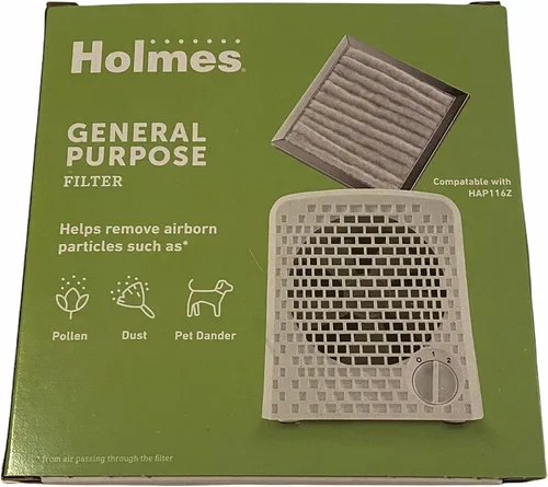Miniatura 2 de HOLMES Filtro de repuesto para agarrador de olores, filtro de repuesto para purificador de aire para HAPF115-U8W-2
