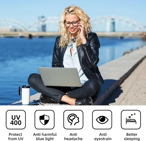 Miniatura 4 de Reading Glasses for women Blue Light Blocking Glasses Filter UV Square Lightweight Readers Glasses for Men and Women