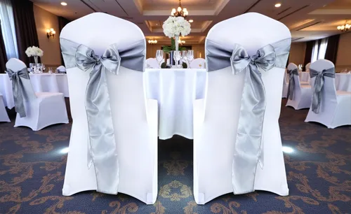 Miniatura 248 de mds - Lote de 10 lazos de satén para sillas de boda y eventos, para decoración de fiestas, 30 colores, Satin, 10 Verde oliva