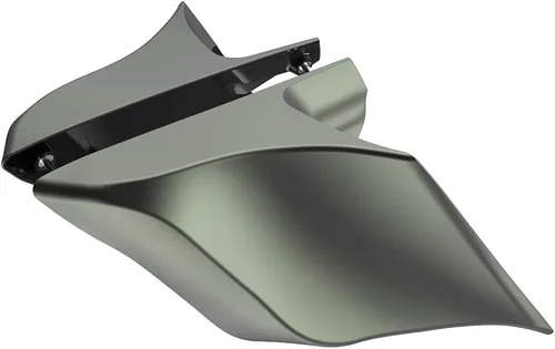 Miniatura 22 de Advanblack Barracuda - Cubiertas laterales estiradas plateadas (brillantes), paneles extendidos para Harley Touring Street Glide Road Glide Electra