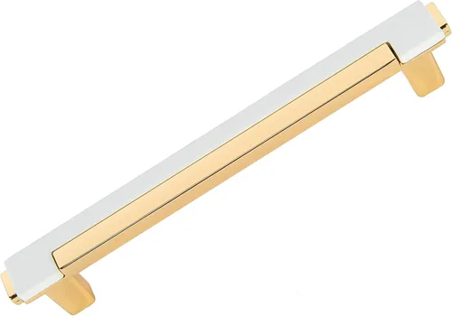 Miniatura 8 de CAYBO Juego de 5 tiradores dorados de 3.77 pulgadas (3.780 in) para cajones y gabinetes, tiradores y manijas de gabinete de cocina, cromados