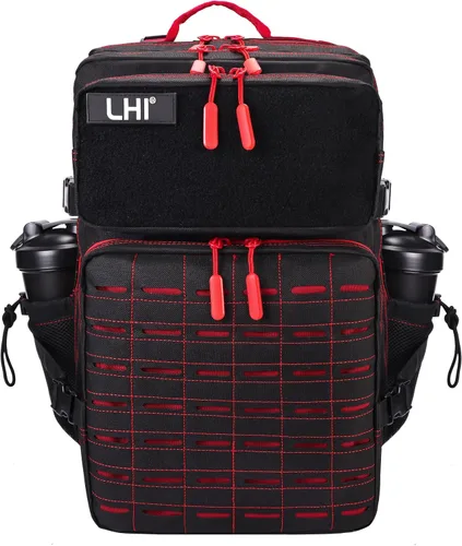 Miniatura 18 de LHI - Mochila táctica militar para hombre, 25/45 L, mochila grande Molle del ejército, mochila de asalto de 3 días, para senderismo