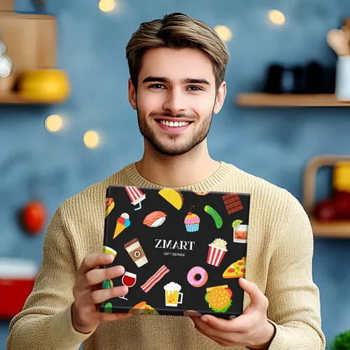 Miniatura 3 de Zmart if You Can Read This - Popcorn Pickle Bacon Avocado Sushi Pizza Socks Gifts for Men