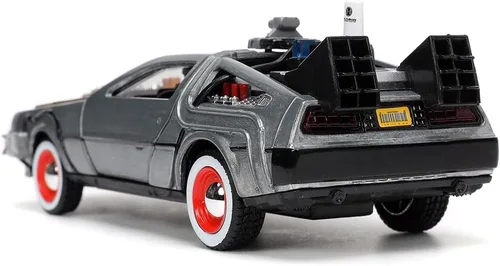 Miniatura 7 de Jada Toys Back to The Future Part III 1:32 Time Machine - Coche fundido a presión, juguetes para niños y adultos