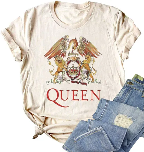 Camiseta vintage de banda de rock para mujer camiseta gráfica de música rock camiseta casual de manga corta para amantes del rock