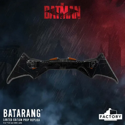 Miniatura 10 de Factory Entertainment La réplica de Batman Batarang Edición Limitada