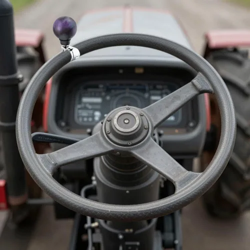 Miniatura 5 de Lunsom Pomo giratorio para volante, accesorio de mango eléctrico suicida en forma de bola, ayuda de giro de automóvil, agarre para la mayoría