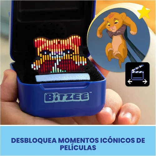 Miniatura 4 de Bitzee, Disney con 30 personajes interactivos en el interior, reacciona a deslizamientos, inclinaciones y toques, juguetes de Disney y regalos