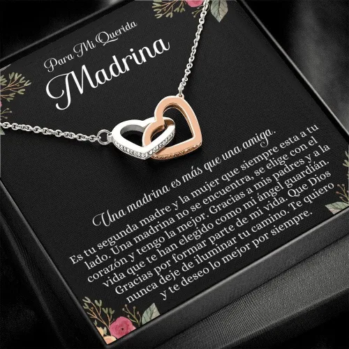 Miniatura 2 de Regalo de madrina española, regalo de madrina, collar de madrina, joyería de madrina, collar de regalo para mujer, Joyas de Madrina, Joyas Únicas