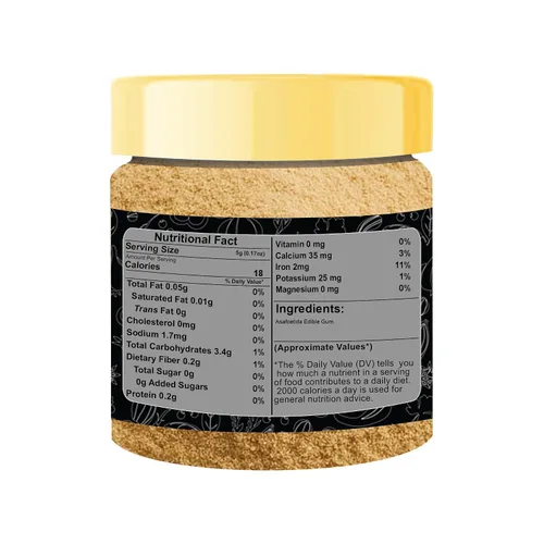 Miniatura 2 de EDZZEL Natural Hing (Asafoetida) 1 oz / 28.34 gramos (juego de 1)