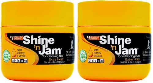 Miniatura 6 de Shine N Jam Gel Acondicionador Extra Hold Tarro de 16 onzas (16.0 fl oz) (paquete de 3)