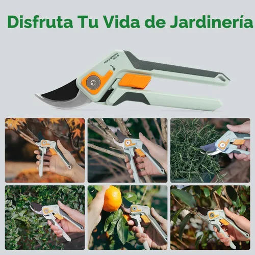 Miniatura 8 de PrunePro Tijeras de Podar para Jardinería Podadora Manual Profesional de Bypass Hasta 1 Pulgada de Capacidad de Corte Hoja de Acero Inoxidable
