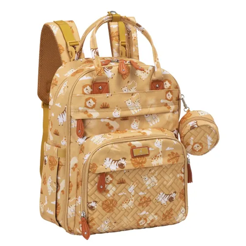 Miniatura 14 de BabbleRoo - Mochila para pañales - Bolso de viaje con artículos esenciales para bebés - Mochila multifuncional resistente al agua, bolso de viaje