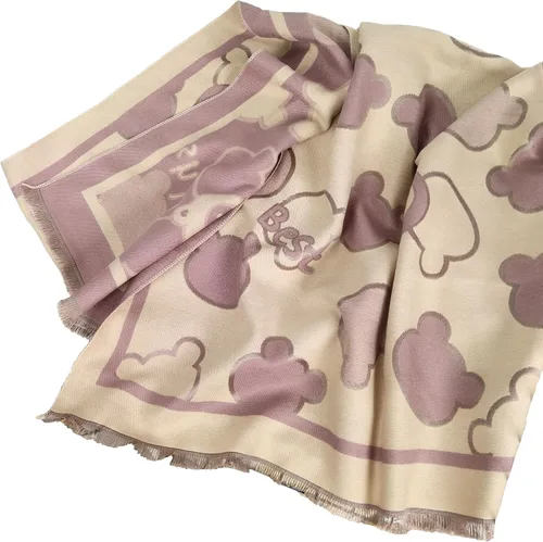 Miniatura 7 de iCuviy Bufanda grande de moda para invierno, chales y envolturas para mujer, extra suave, sensación de cachemira, bufandas frías para mujer