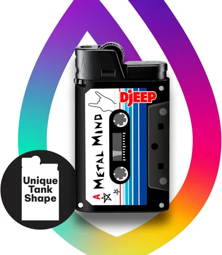 Miniatura 8 de DJEEP Encendedores de bolsillo, colección de edición limitada de mixtape, encendedores únicos con textura, paquete de 4 unidades de encendedores