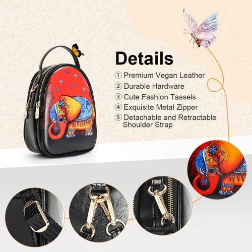 Miniatura 5 de APHISON Bolsos pequeños de moda, bolso de hombro, bolso cruzado para mujer