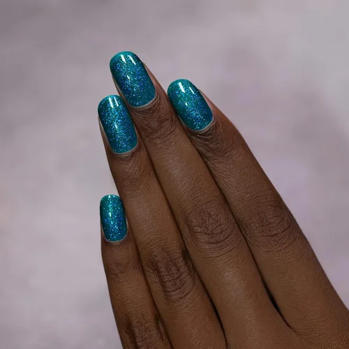 Miniatura 5 de ILNP Good Mornings - Esmalte de uñas holográfico verde azulado radiante