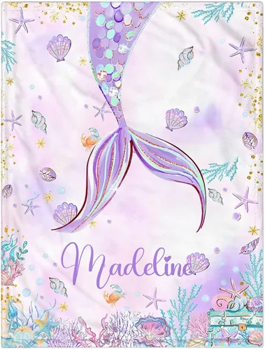 Miniatura 35 de Manta de Bebé Personalizada para Niñas, Manta de Bebé Personalizada con Nombre Súper Suave Mantas con Nombre Personalizado para Niños, Mantas